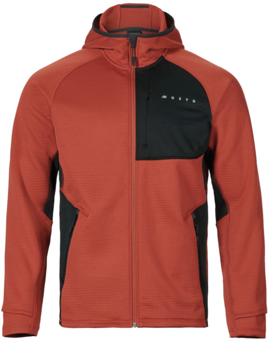 Thermische wandeljas met capuchon Musto Evo Roest