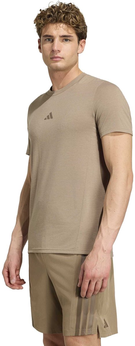 ADIDAS d4t tee Training t-shirt korte mouw heren Lichtbruin