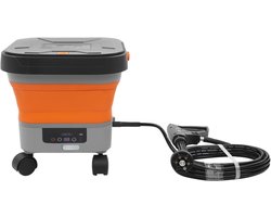 Draagbare Hogedrukreiniger - Drukreiniger Auto - Voertuigen Reinigen - Ingebouwd Waterreservoir - 13 Liter - Zwart Oranje