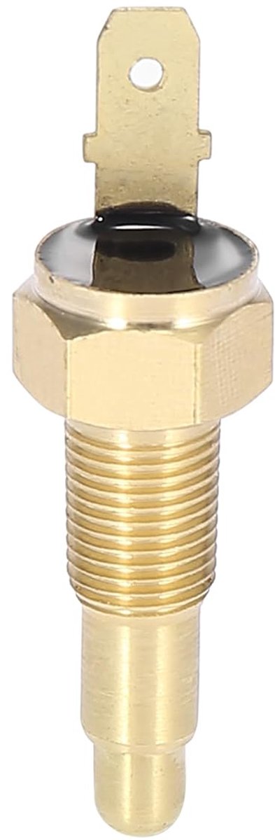 SnelShoppen - Thermoswitch 1/8 inch NPT 200°F Aan 185°F Uit - Universeel, Koper, Metaal - Voor Motor, Radiator, Verdeler, Afsluiter - 1 stuk - 5.3 x 1