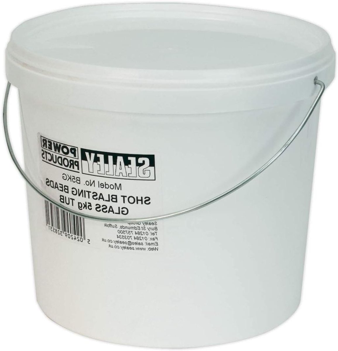 Glas Straalkralen - Straalmiddel Korrels - Oppervlak Reinigen - Fijne Korrelgrootte - 5kg - Wit
