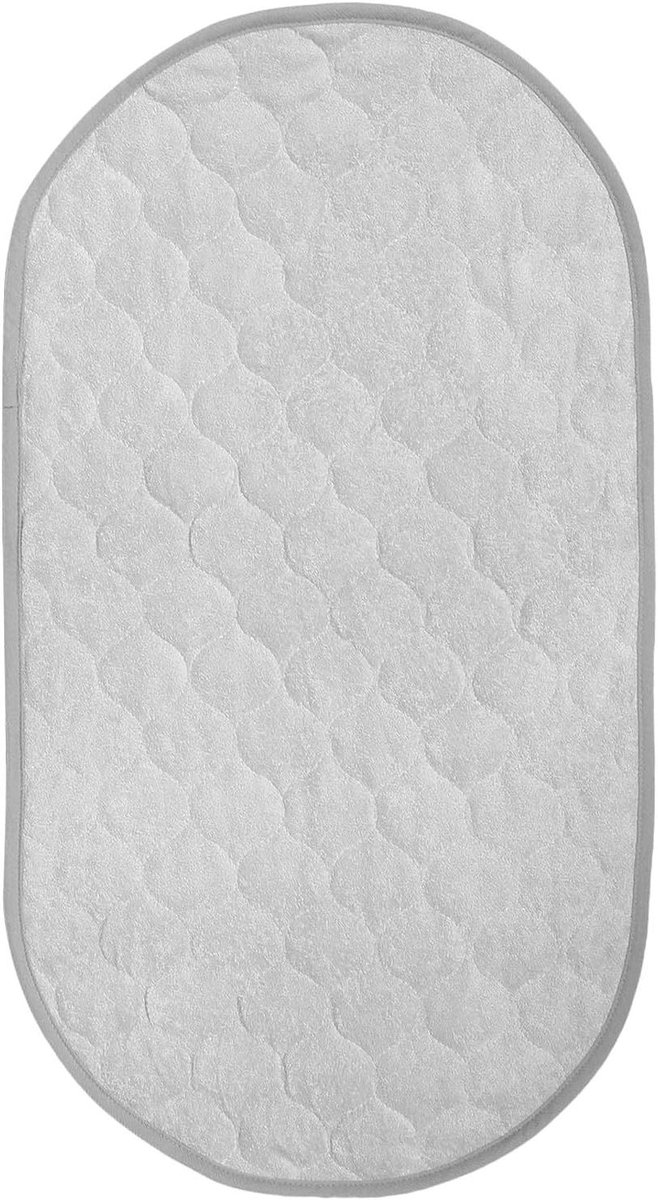 Baby Verschoonmat - Draagbare Mat - Baby Verzorgen - Waterdicht en Zacht - 66 x 34.5 cm - Grijs
