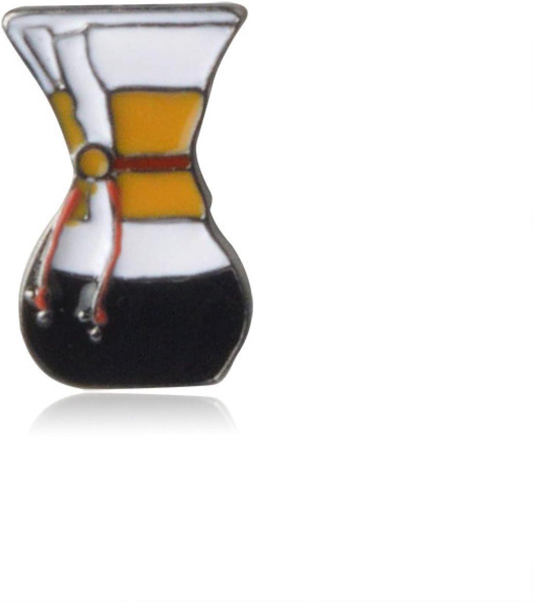 Koffie Broche - Sieraden Pin - Accessoire Dragen - Druipolie Afwerking - Individuele Verpakking - CC1101-CC1105