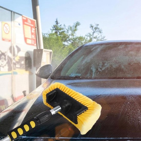 Autowasborstel - Reinigingsborstel - Auto Grondig Reinigen - Telescopisch Verstelbaar - Tot 160cm Lengte van Merkloos	 — afbeelding 3