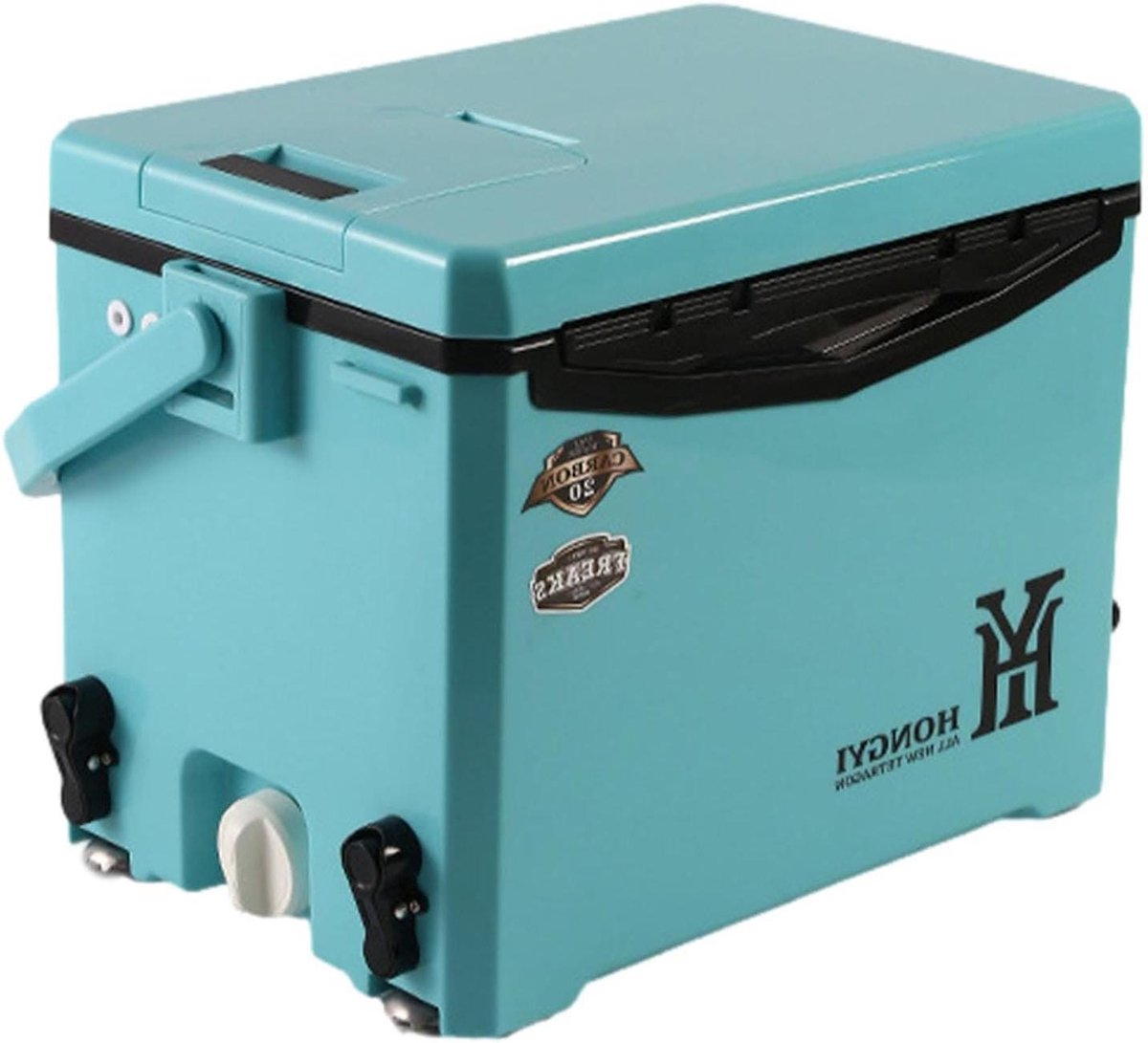 Draagbare Koelbox - Outdoor Cooler - Buitenactiviteiten - Geavanceerde Isolatie - 20 liter - Blauw