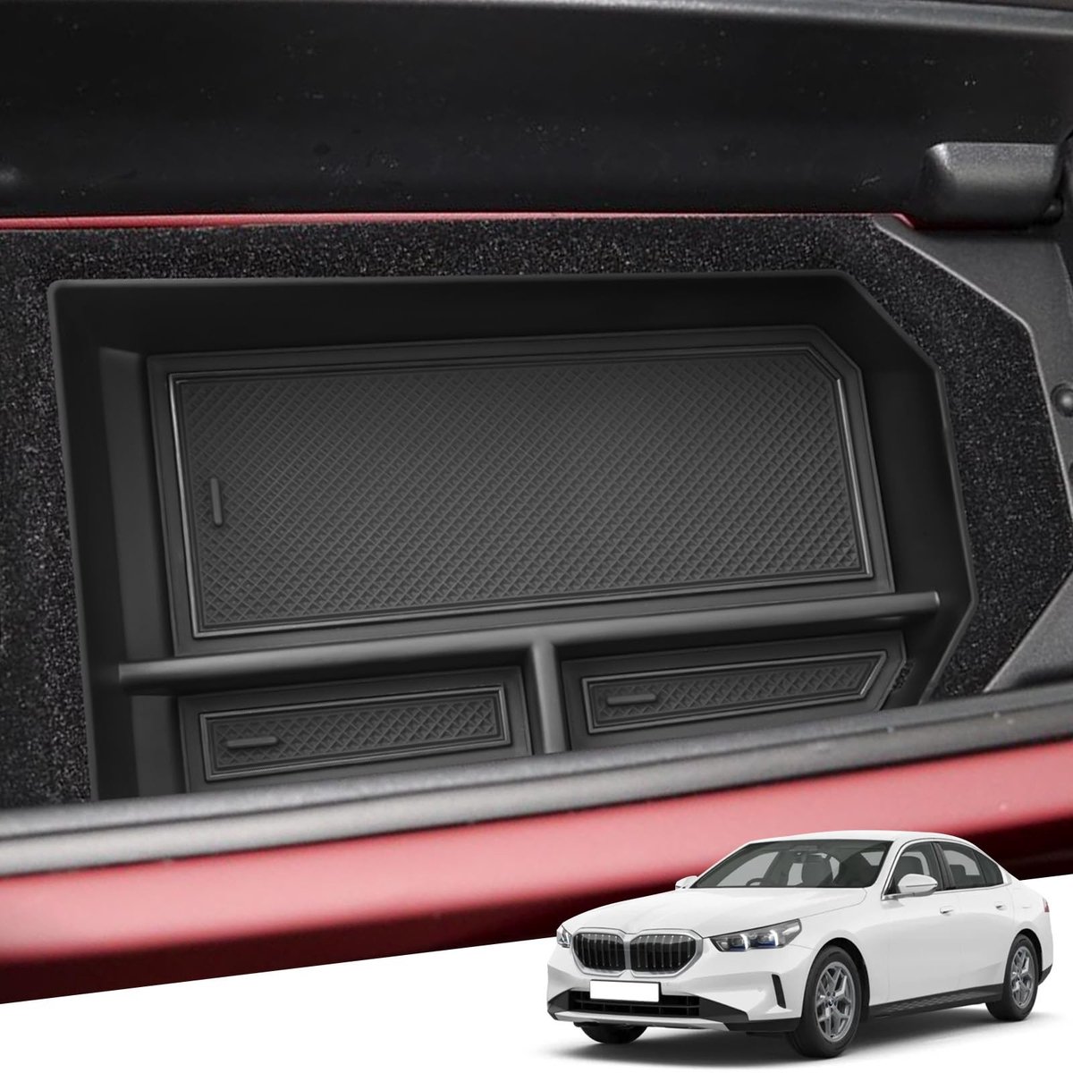 Omgoods - Center Console Opslagdoos voor BMW 5 Serie G60 i5
