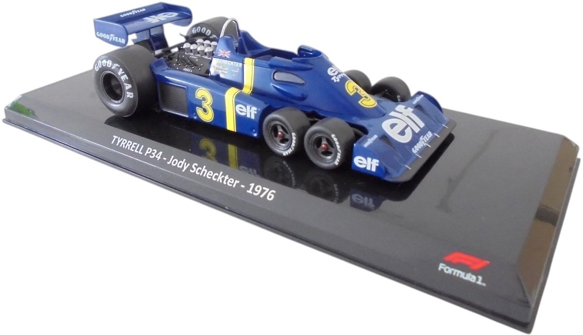 Omgoods - Formule 1 Auto P34 Jody Scheckter - Schaal 1/24