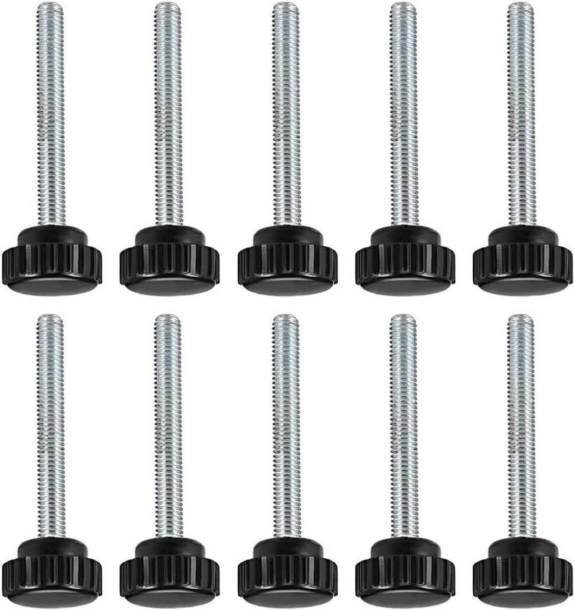 Omgoods - Knurled Clamp Knobs Set - M6 x 50mm, 10 Stuks voor Diverse Toepassingen