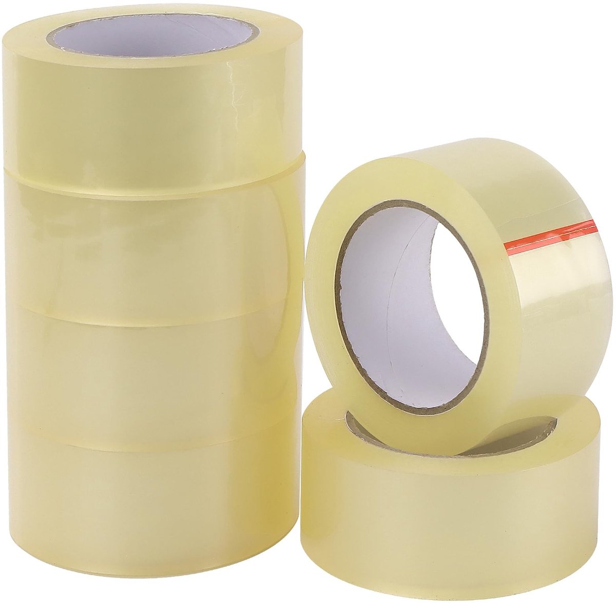 Omgoods - Transparante Verpakkingstape - 6 Rollen 48mm x 100m