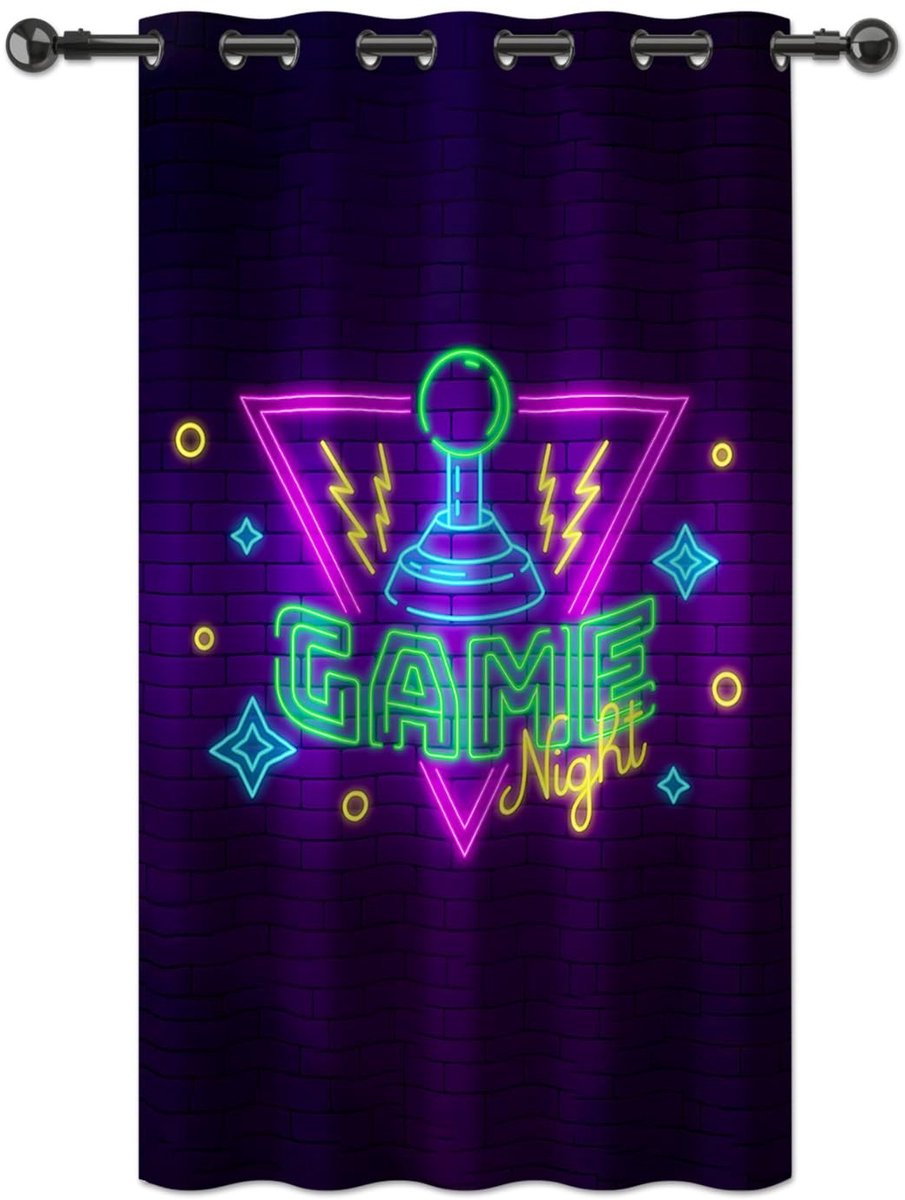 Omgoods - 140x229cm Gaming Gordijnen voor Speelkamer