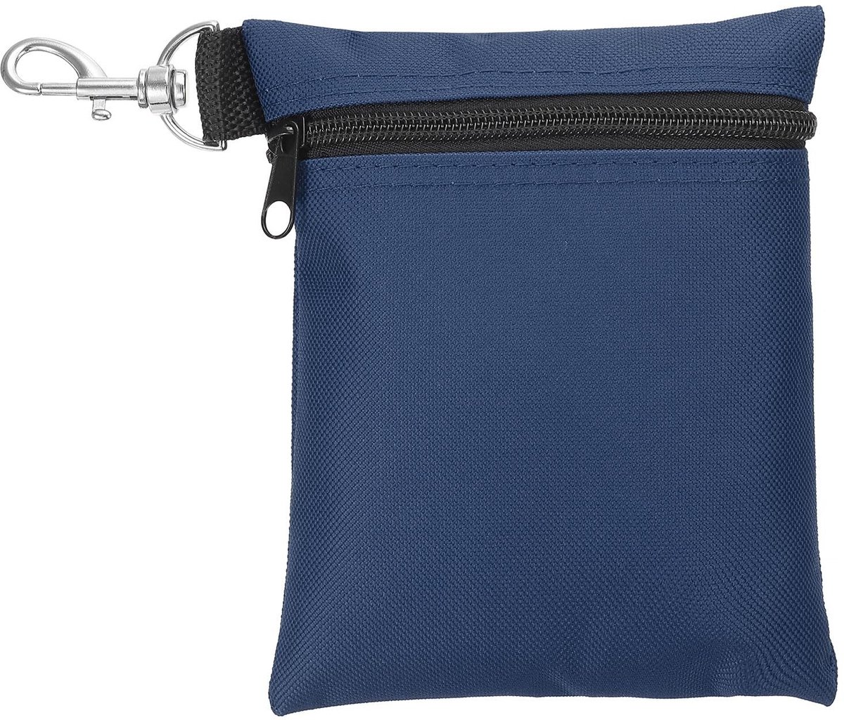 Omgoods - Golf Tee Pouch met Rits en Klip - Marineblauw