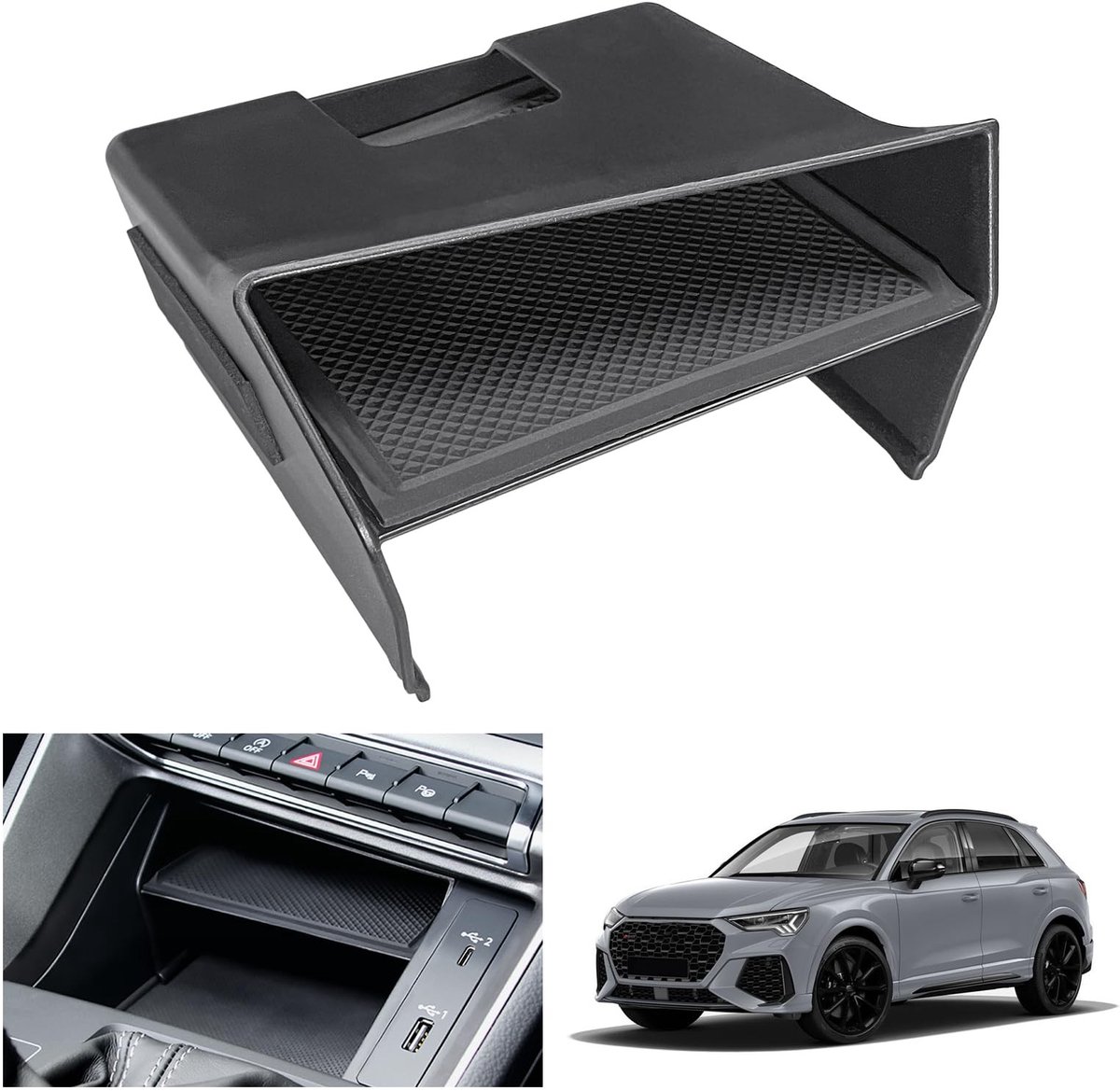 Omgoods - Center Console Opslagbox voor Audi Q3 F3