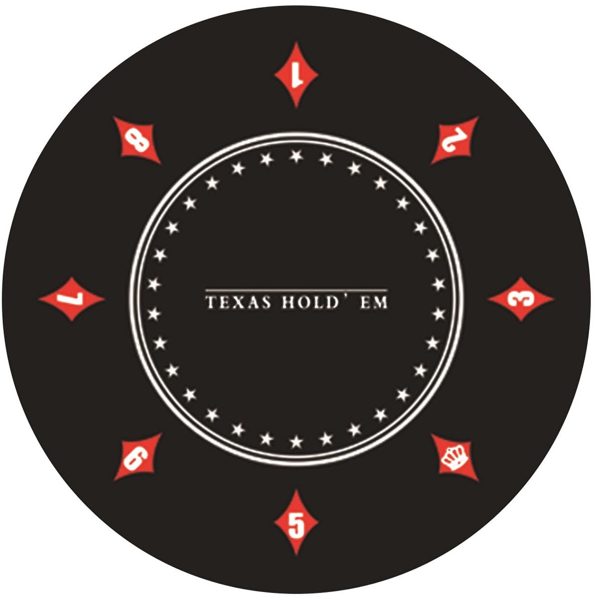 Omgoods - Texas Holdem Poker Tafel Kleed met Draagtas - Voor 8 Spelers