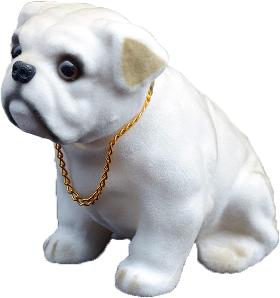 Pop Hars Leuke Schudden Hoofd Hond Decoratie voor Auto Interieur Thuis Desktop Ornament(Bulldog)