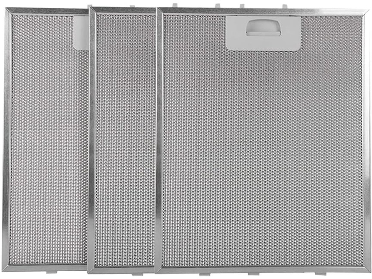 Omgoods - Vervangfilters voor Afzuigkappen - Pack van 3, 34.3 x 27.5 cm