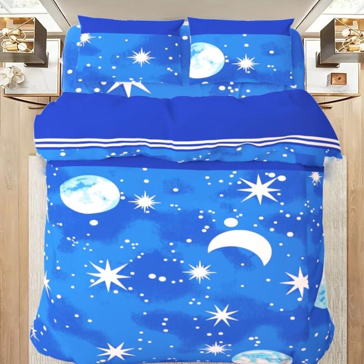 Omgoods - l&j Bedlinnen Set - Polycotton Dubbel 240x195 cm 4-delig