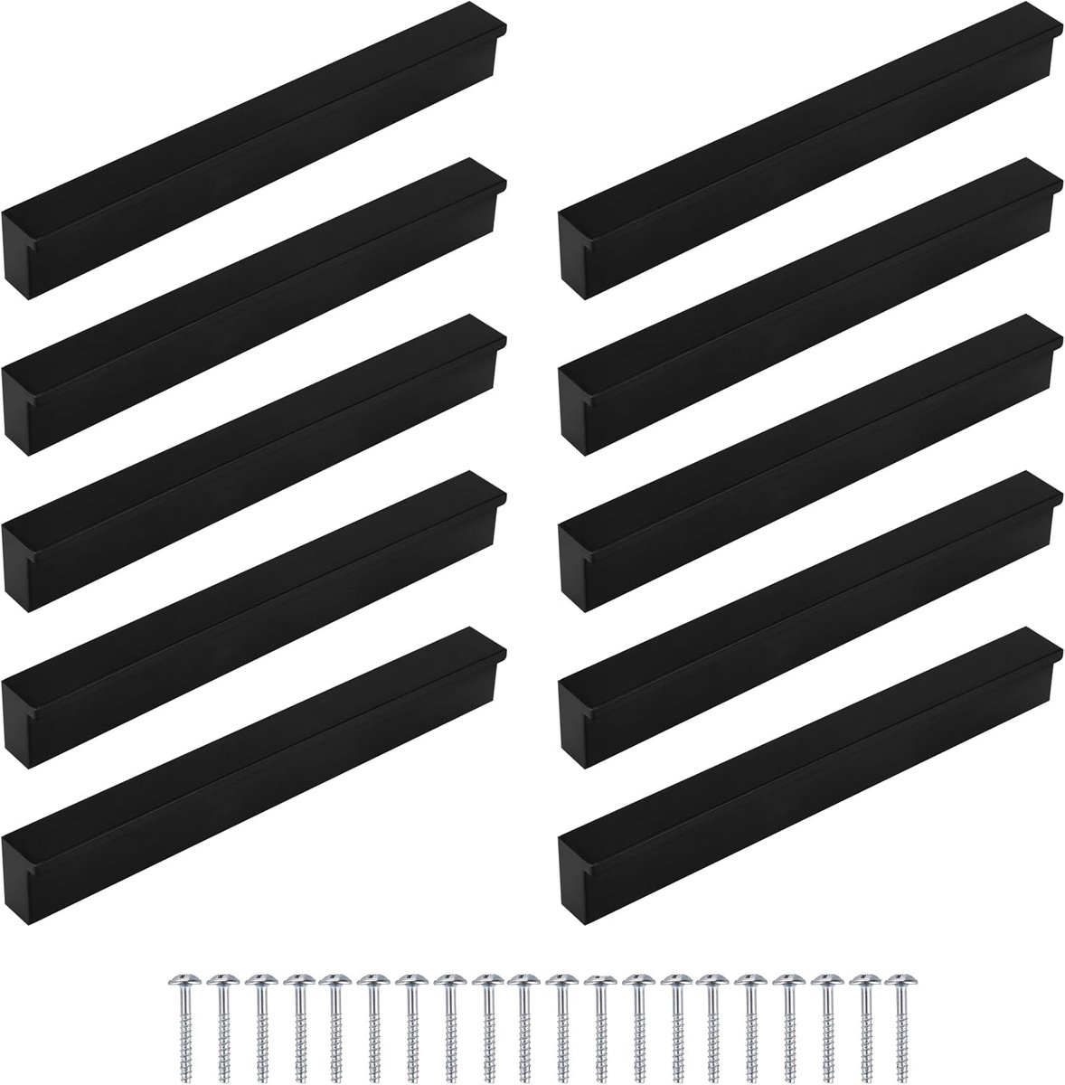 10-delig set meubelgrepen - Universele kastgrepen - Breedte 96 mm Lengte 115 mm, grepen voor keukenkast, meubelgrepen, hoogwaardige keukendeurgrepen, ladengrepen