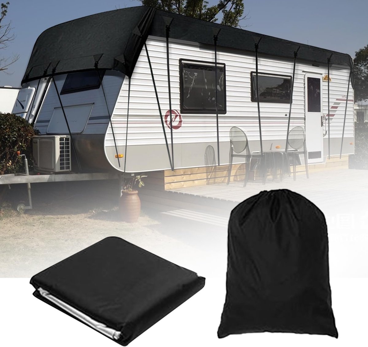 Omgoods - Waterdichte Motorhome Dakbedekking - Ademend en UV-Bescherming (6.5 x 3 m)
