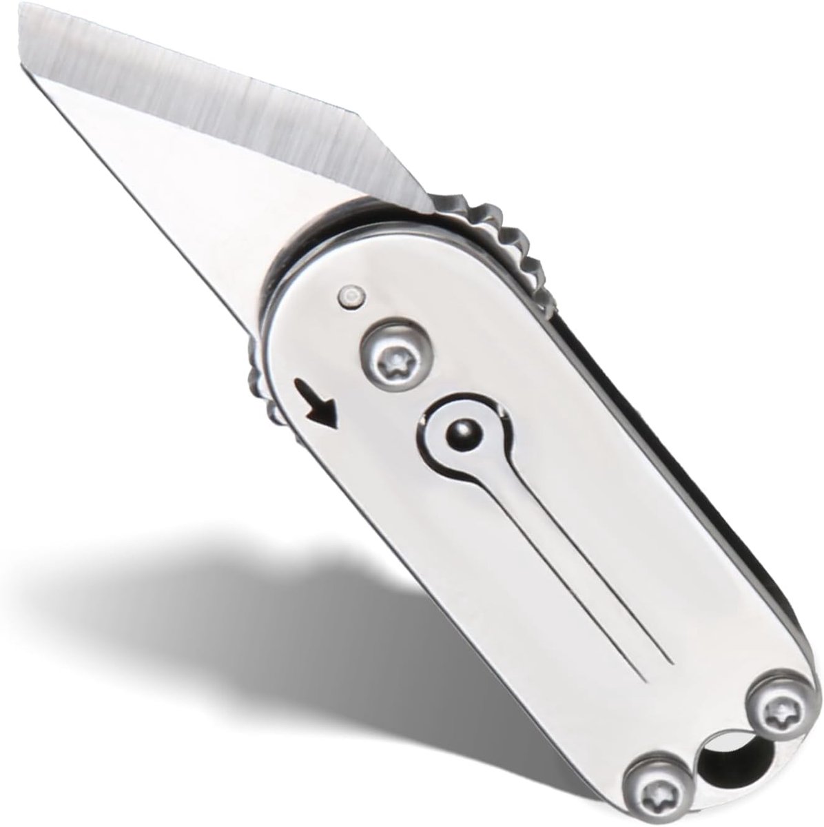 EDC klapmes, sleutelhanger mes, klein, mini-snijmes, praktische pakketopener, mes als cadeau voor mannen en vrouwen, compact, robuust en veelzijdig
