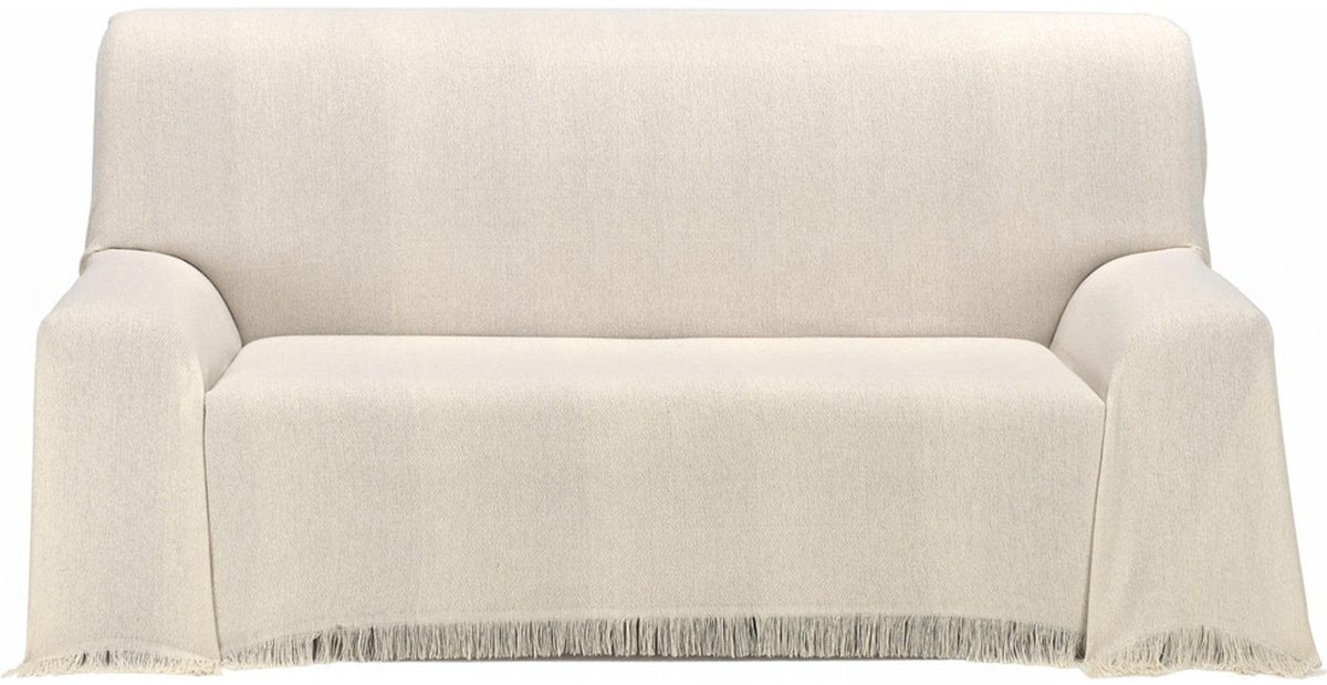Omgoods - Multifunctional Bedspread - Multifunctionele Plaid 230 x 260 cm - Natuurlijke Kleuren