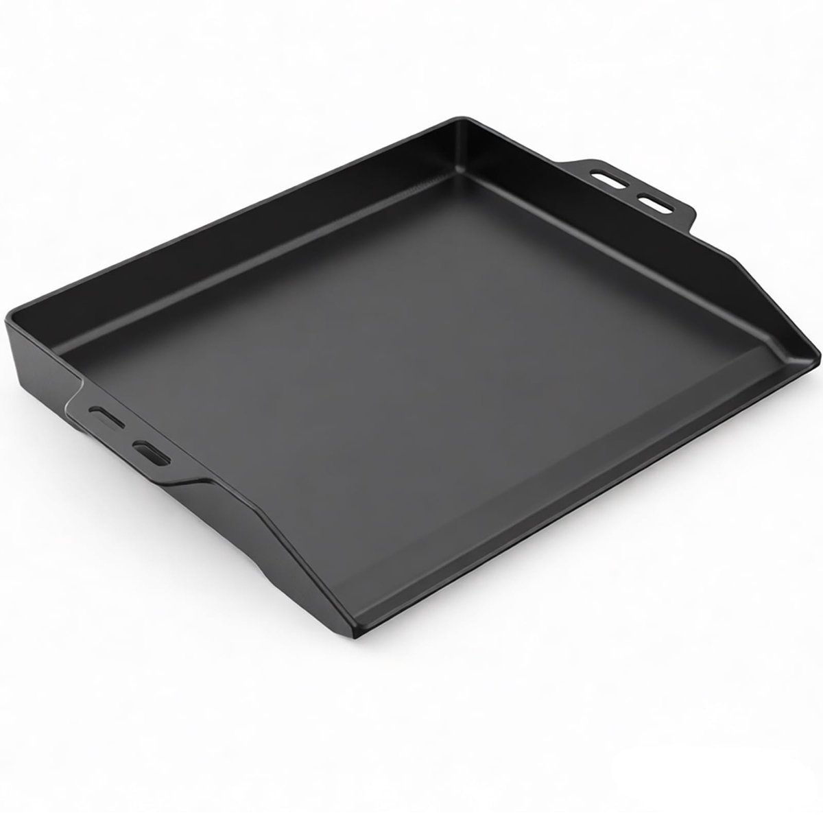 Omgoods - Universele grillplaat voor gasgrill - Gietijzer 48 x 36 cm