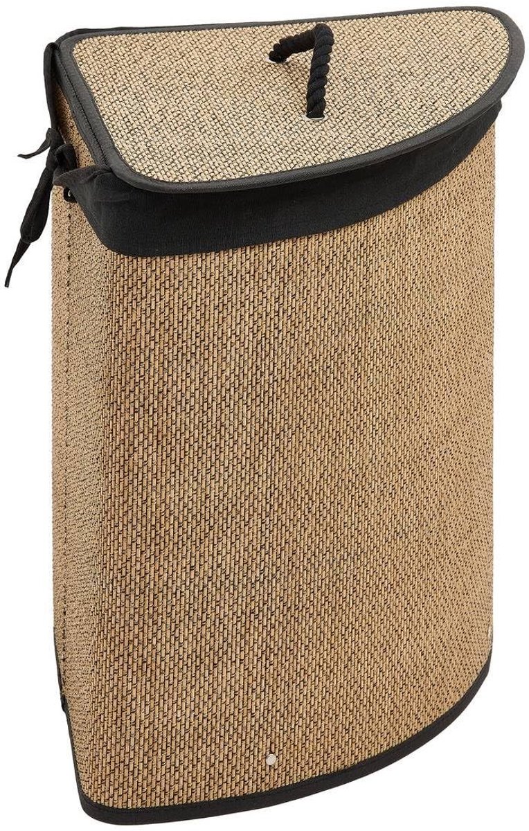 Omgoods - 5five Bamboe Wasmand - Hoekmodel 48 L - Duurzaam en Stijlvol