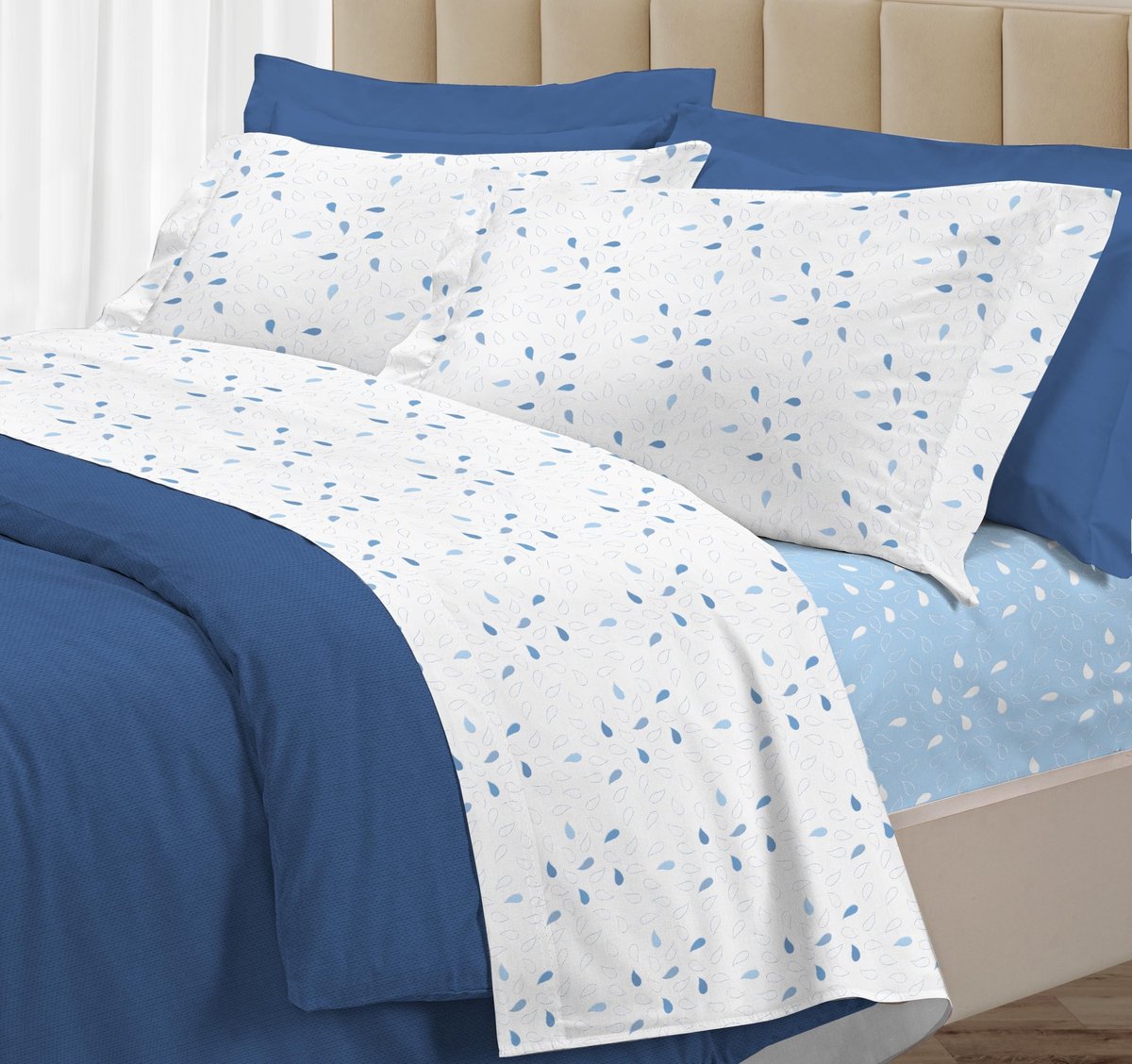 Omgoods - Luxe Beddengoedset van 100% Italiaans Percale Katoen