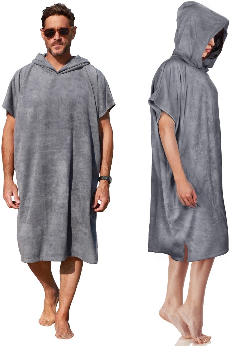 Omgoods - Hooded Changing Poncho voor Volwassenen