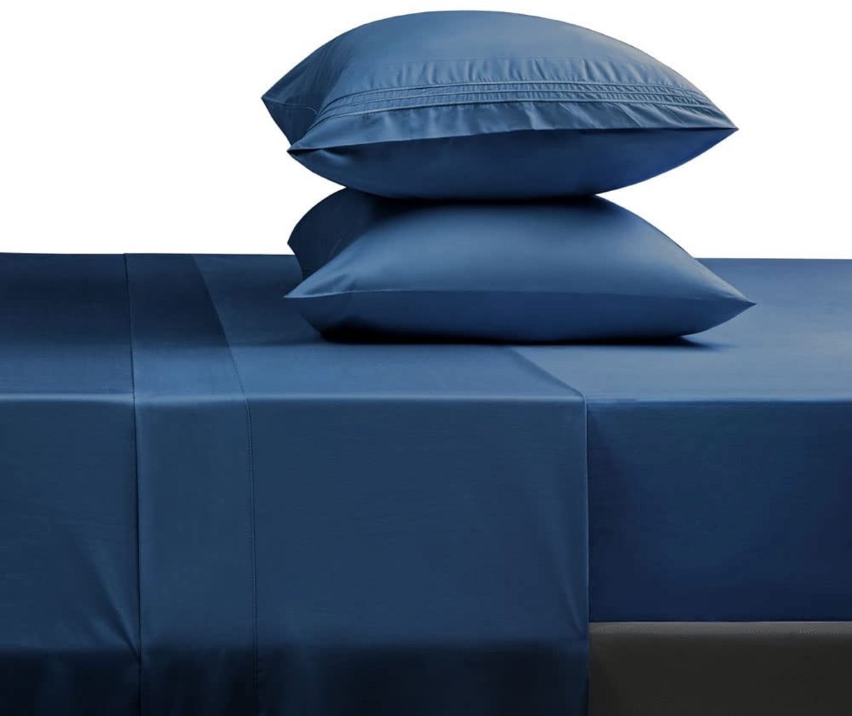 Omgoods - Luxe Microfiber Bedset 1800 Draadcount - Hypoallergeen en Kreukvrij in Marineblauw