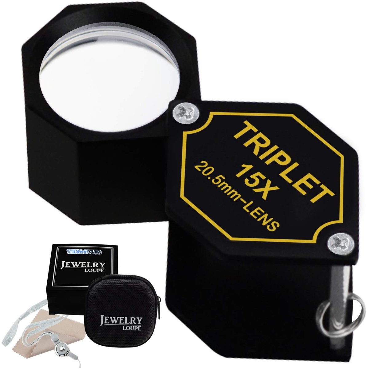 Omgoods - Jewelry Magnifier 15x - 20.5mm Triplet Lens