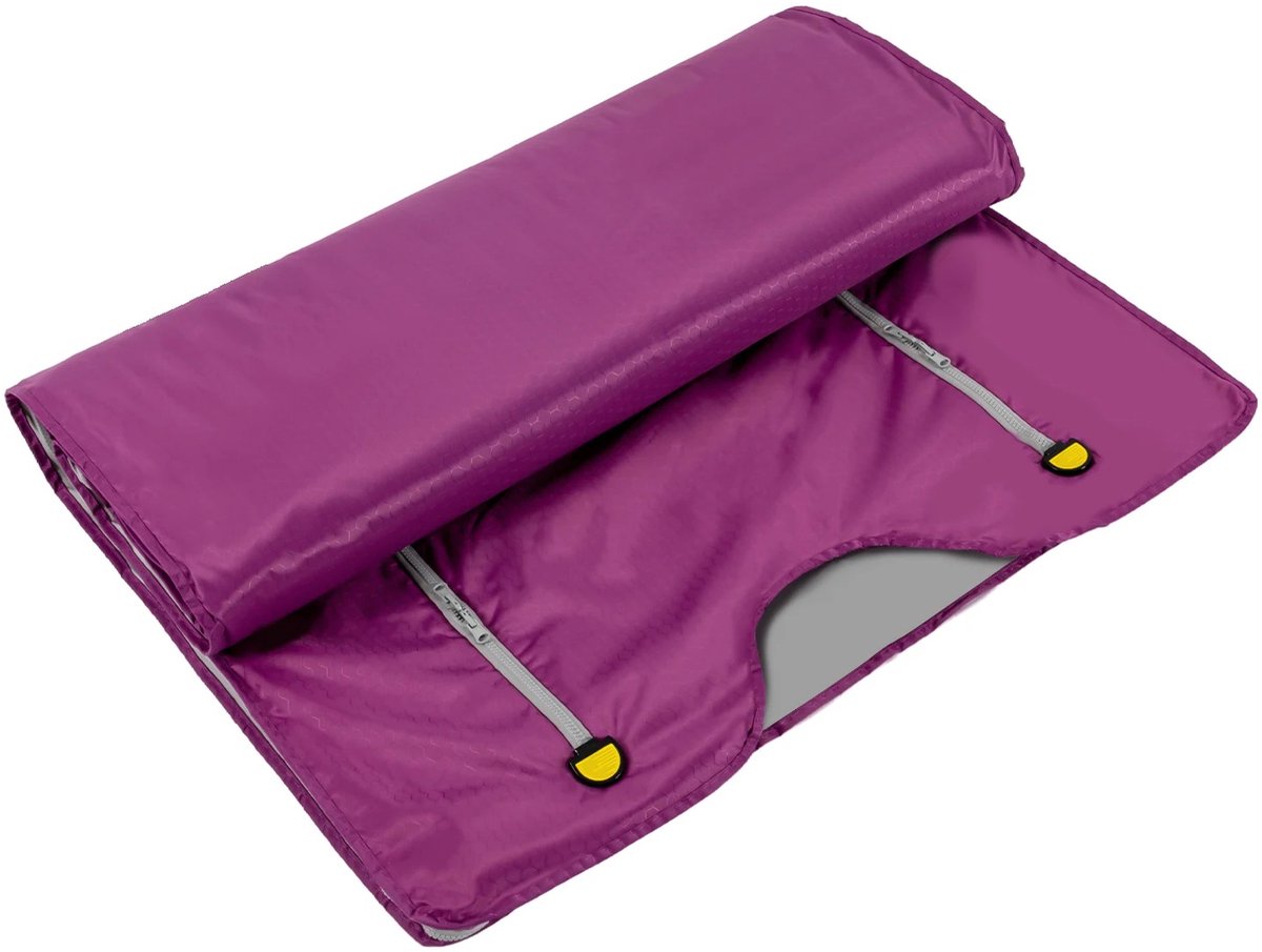 G&G Elektrische deken - Infrarood - Saunadeken - 650W - 180x80cm - 35-80 graden - 15-60 min - Afstandsbediening - Paars