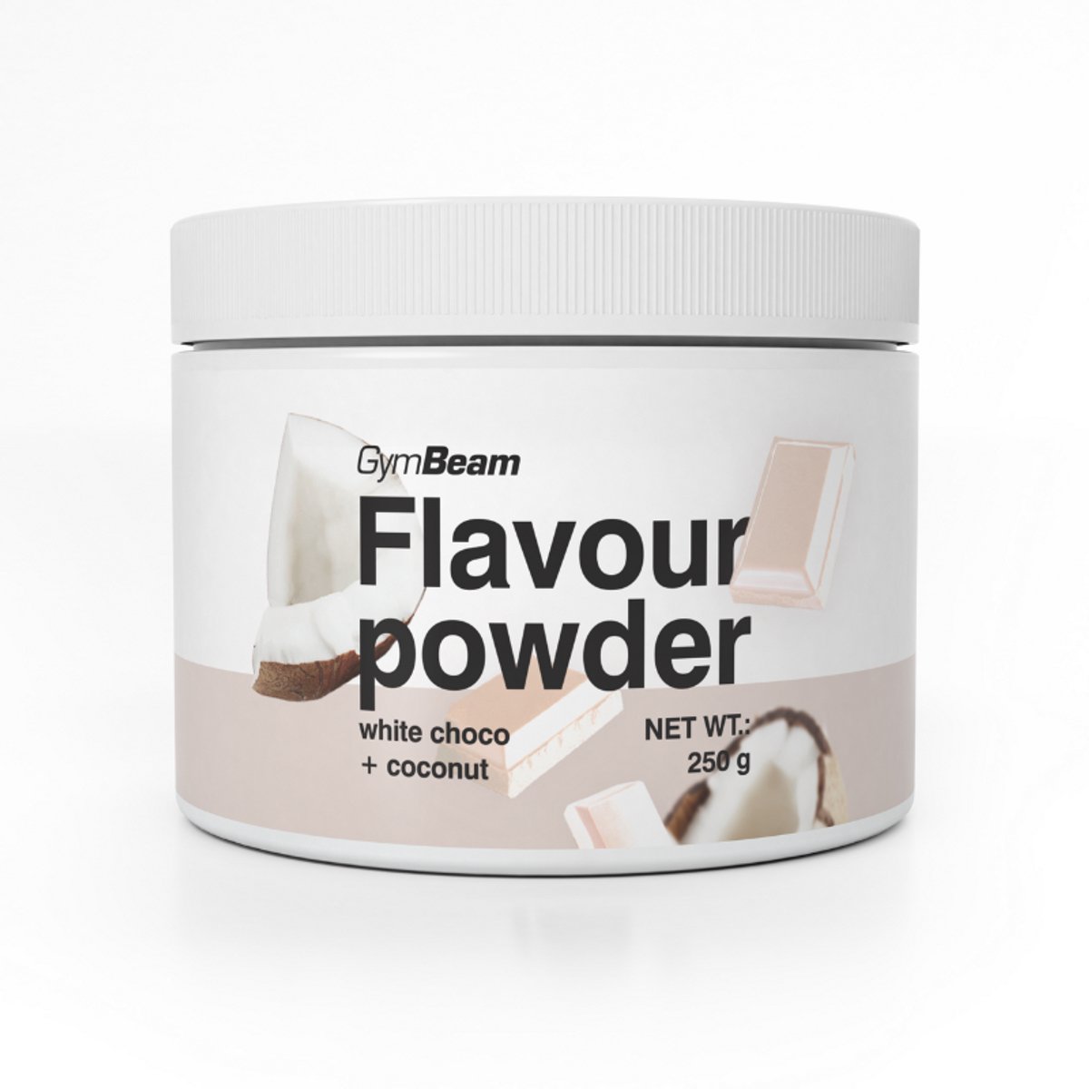 GymBeam Smaakpoeder 250 g witte chocolade kokos