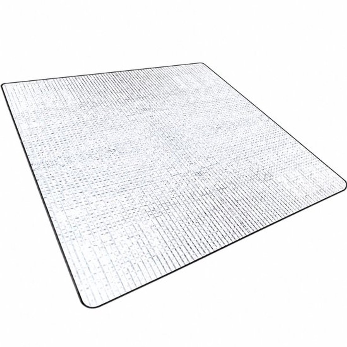 Tenttapijt -Isolatiemat - Aluminium isolatiemat - schuimmat - kampeerslaapmat - slaapmat van 200 x 250 cm - gespecialiseerde kampeermat - thermomat - dubbelzijdige deken van schuim en aluminiumfolie - opvouwbare tentmat, grondmat