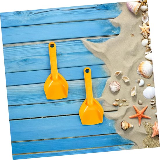 Kinderzandschep 8-delig, 18 cm kunststof strandspeelgoedset van Merkloos	 — afbeelding 2