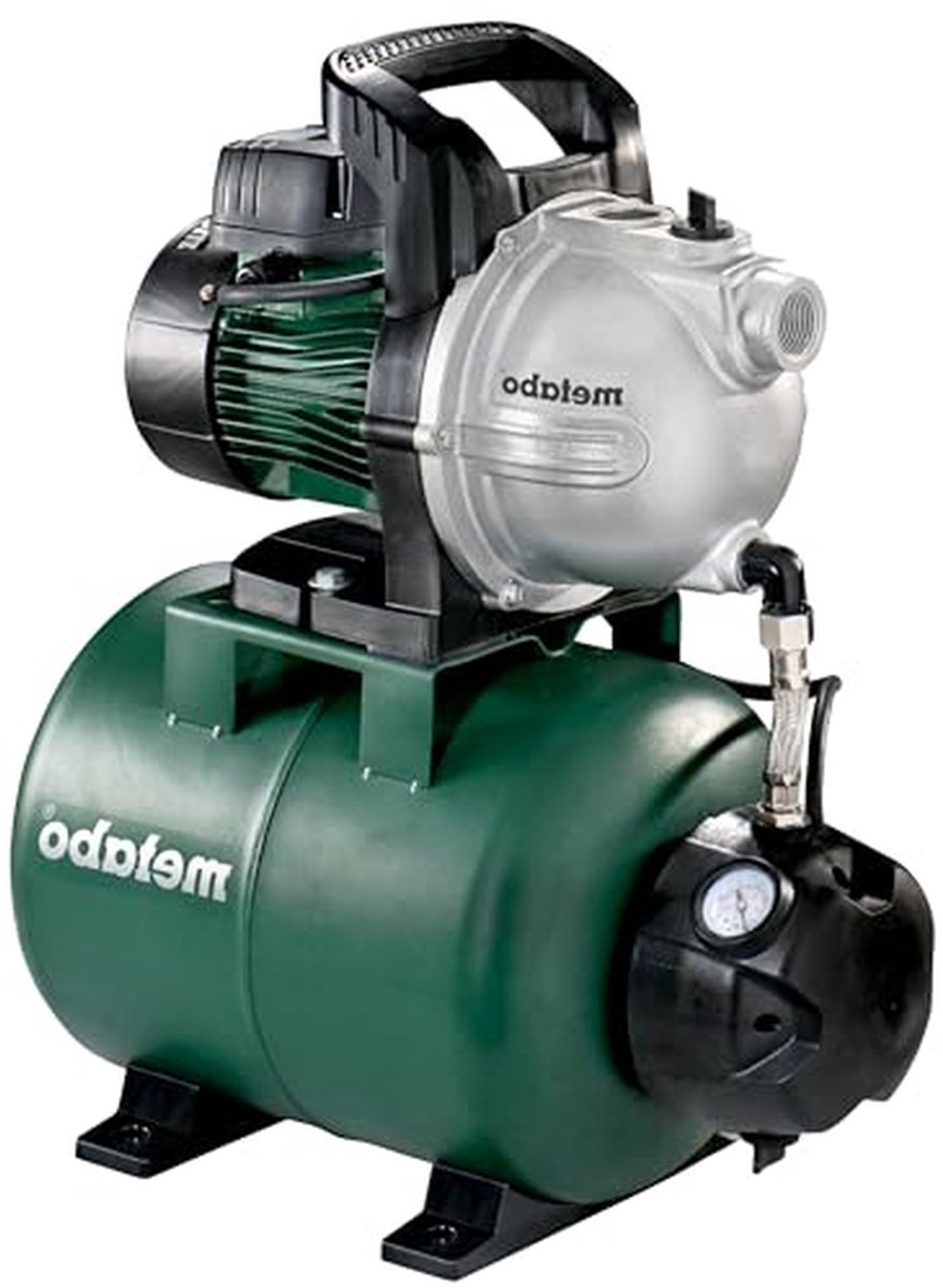 Waterpomp - Dompelpomp Tuinpomp - Automatische Watervoorziening - Drukvat Energiebesparend - 4000 l/u - Groen