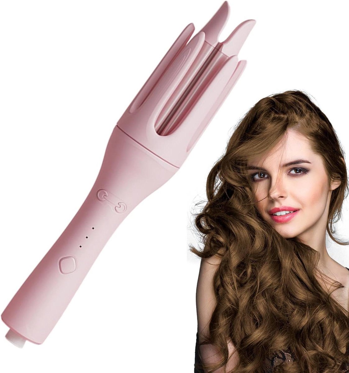 Automatische Haarkrultang - Krultang Roterend - Haarstyling Thuis - Keramisch Gecoat - 32 mm - Zwart