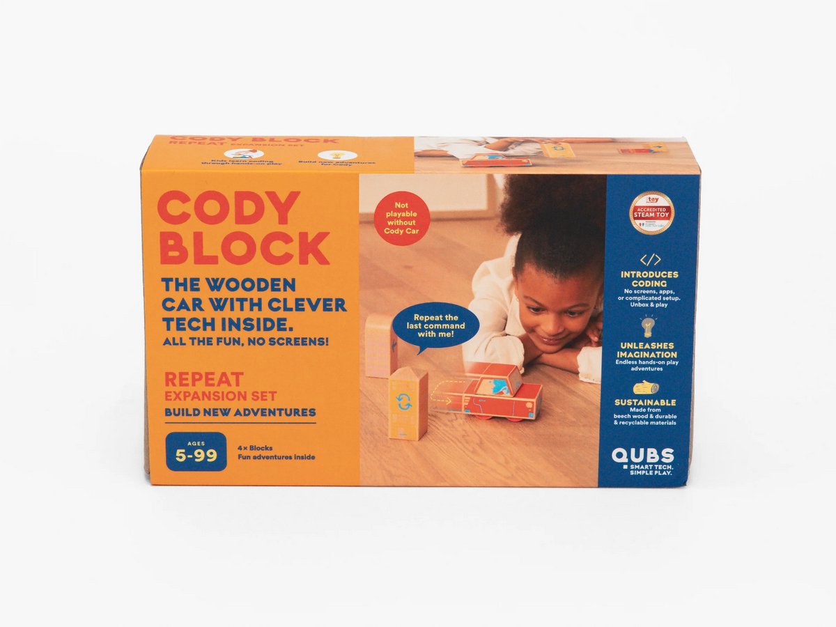 Qubs Cody Block – Repeat Expansion Set voor Cody Robot