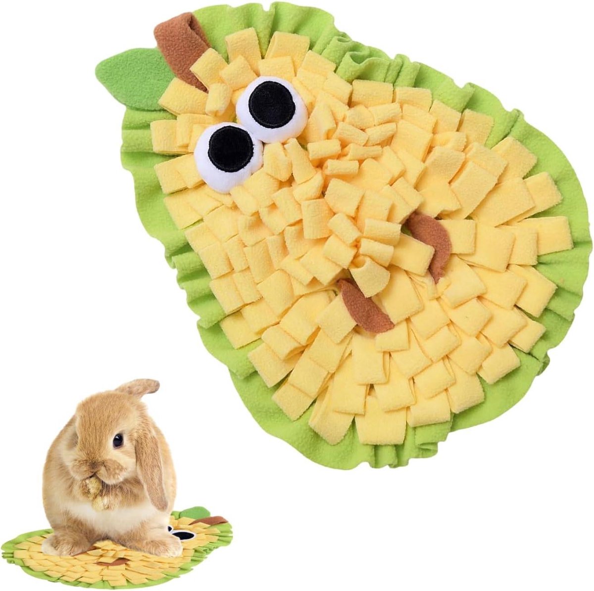 Snuffelmat Hond - Voerpuzzel Mat - Mentale Verrijking - Verveling Reducerend - 25 x 20 x 3 cm - Grijs