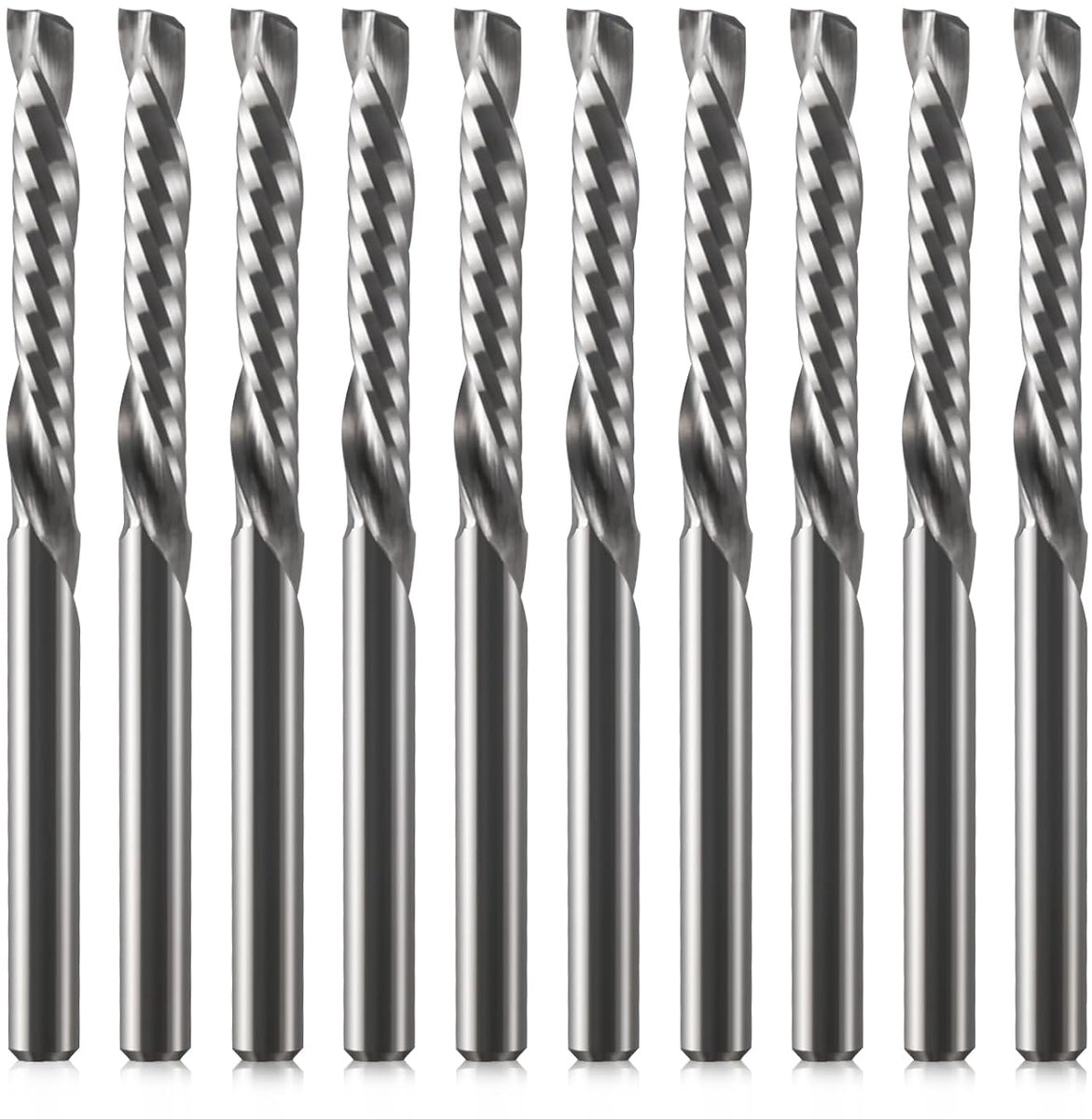 3.175 mm composietfrees, enkel licht, 1 x Up Down spiraalsnijfrees