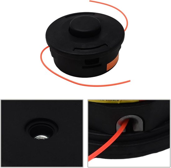 1 St Grastrimmer Hoofd Trimmer Cutter Feed Spool Vervanging voor — afbeelding 3