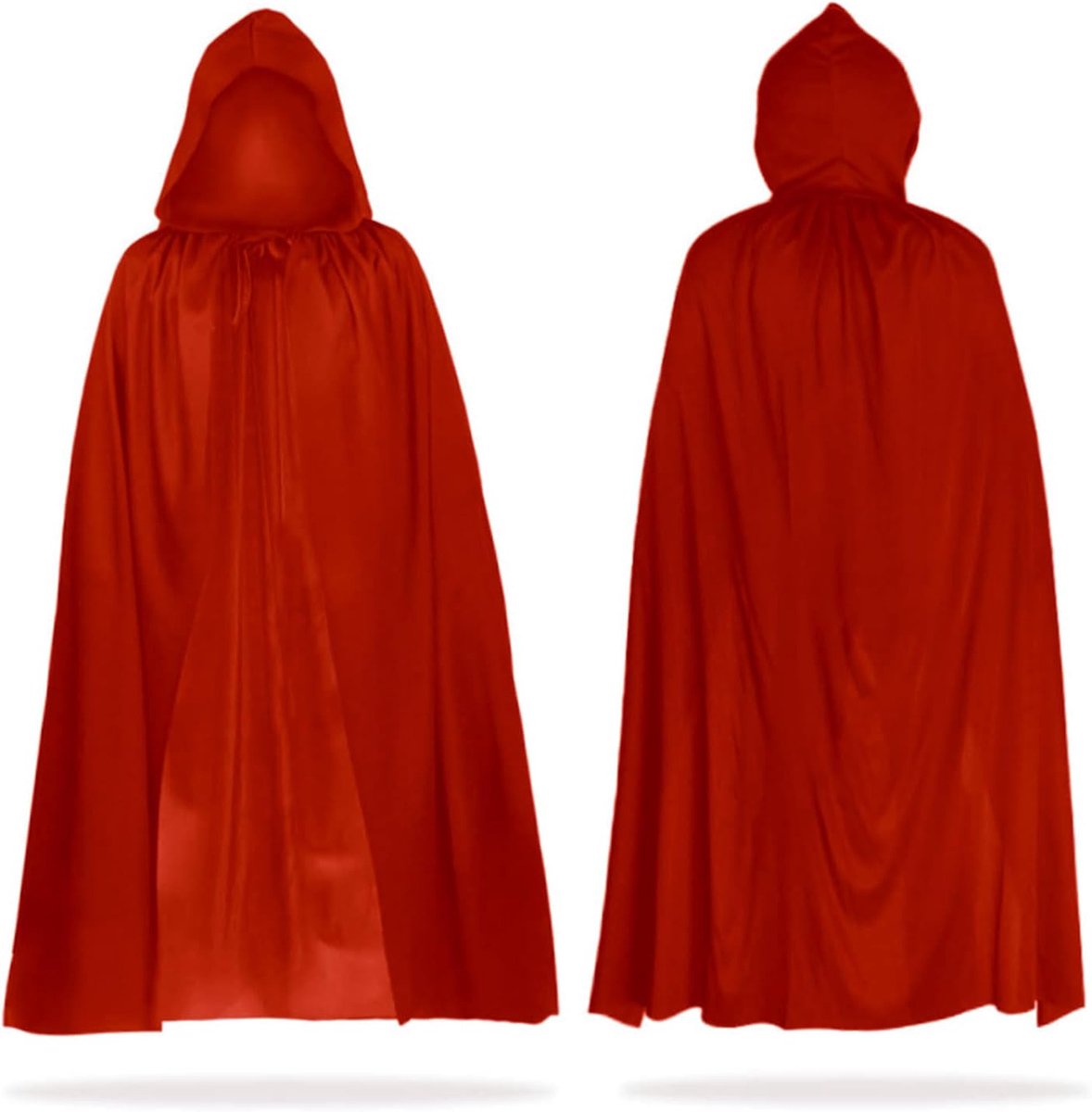 140 cm Rode cape en heks, cosplay accessoires voor volwassenen
