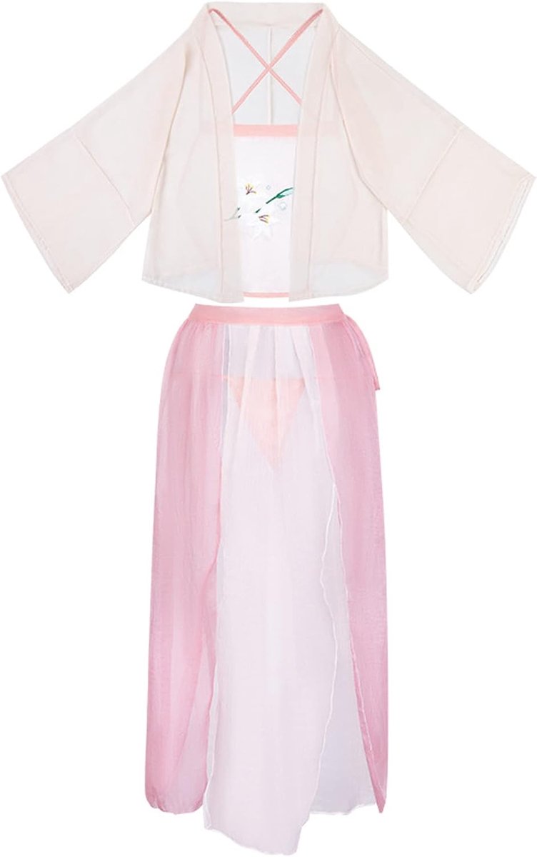 Vrouwen Anime Cosplay Lingerie Klassiek Geborduurd Hanfu Aziatische