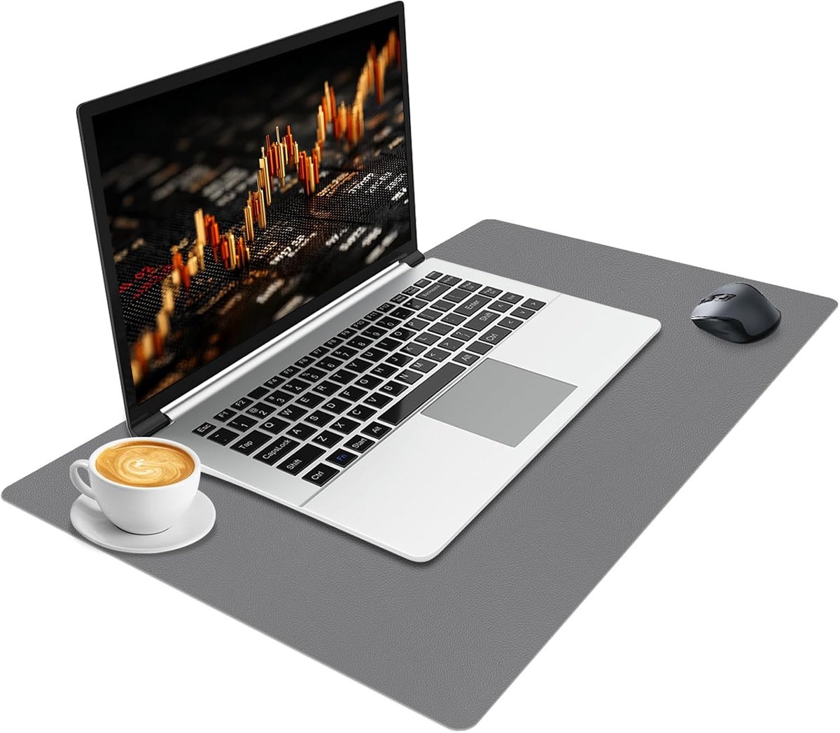 Desk Pad 60x40cm - Ruimte Grijs - Ideaal voor Bureau en Thuiswerk