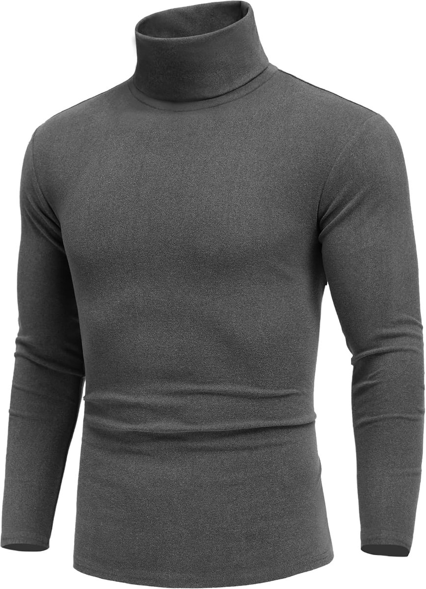 Coltrui heren coltrui turtleneck shirt met lange mouwen rolkraagtrui