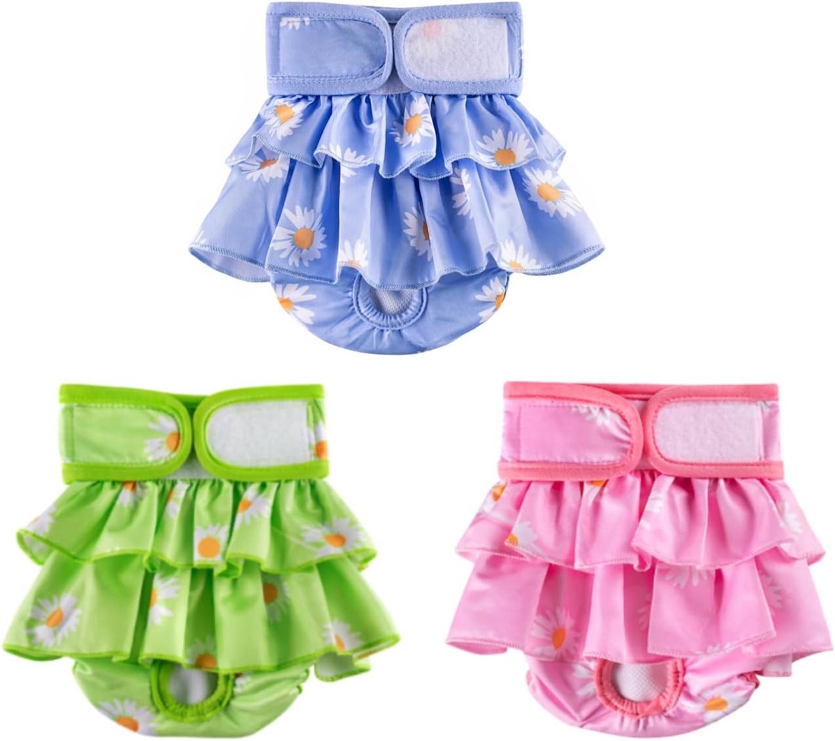 Luiers voor honden, herbruikbare hondenluiers, maandverband, slips