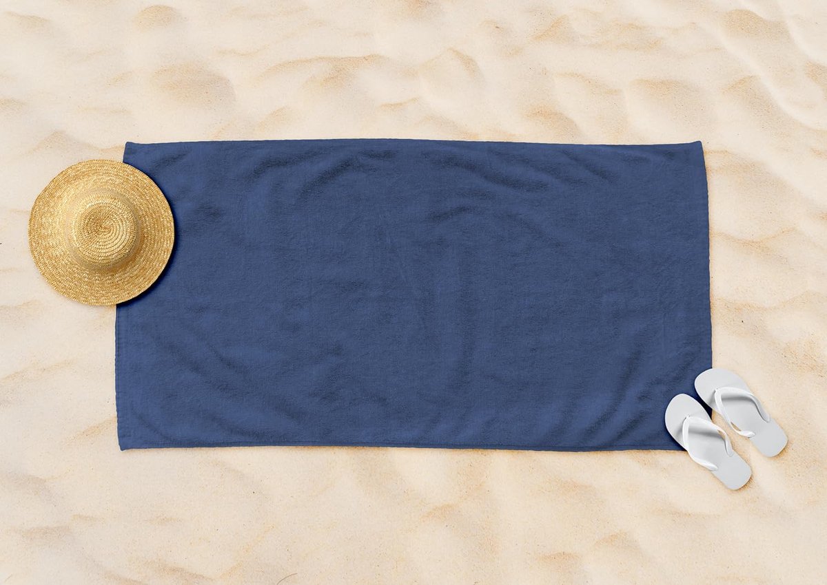 Microvezel 100x200cm - marine
