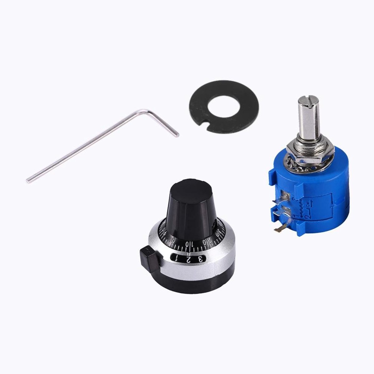 Potentiometer Pot, 10K Ohm 3590S-2-103L Rotatie Draadgewonden