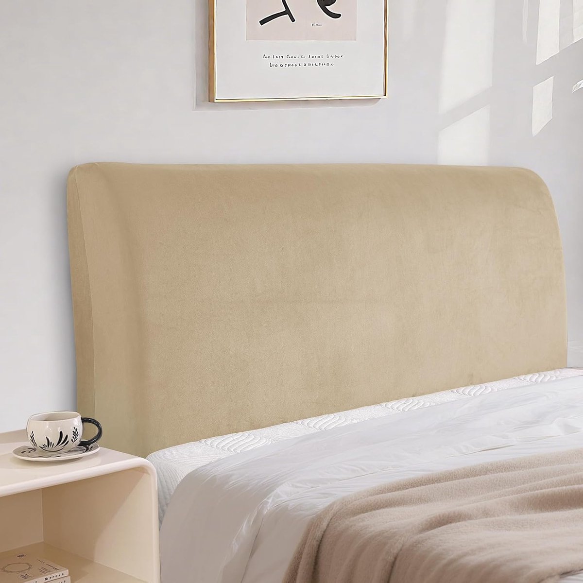 Bed Headboard Cover, Stretch All-Inclusive Bescherming Cover