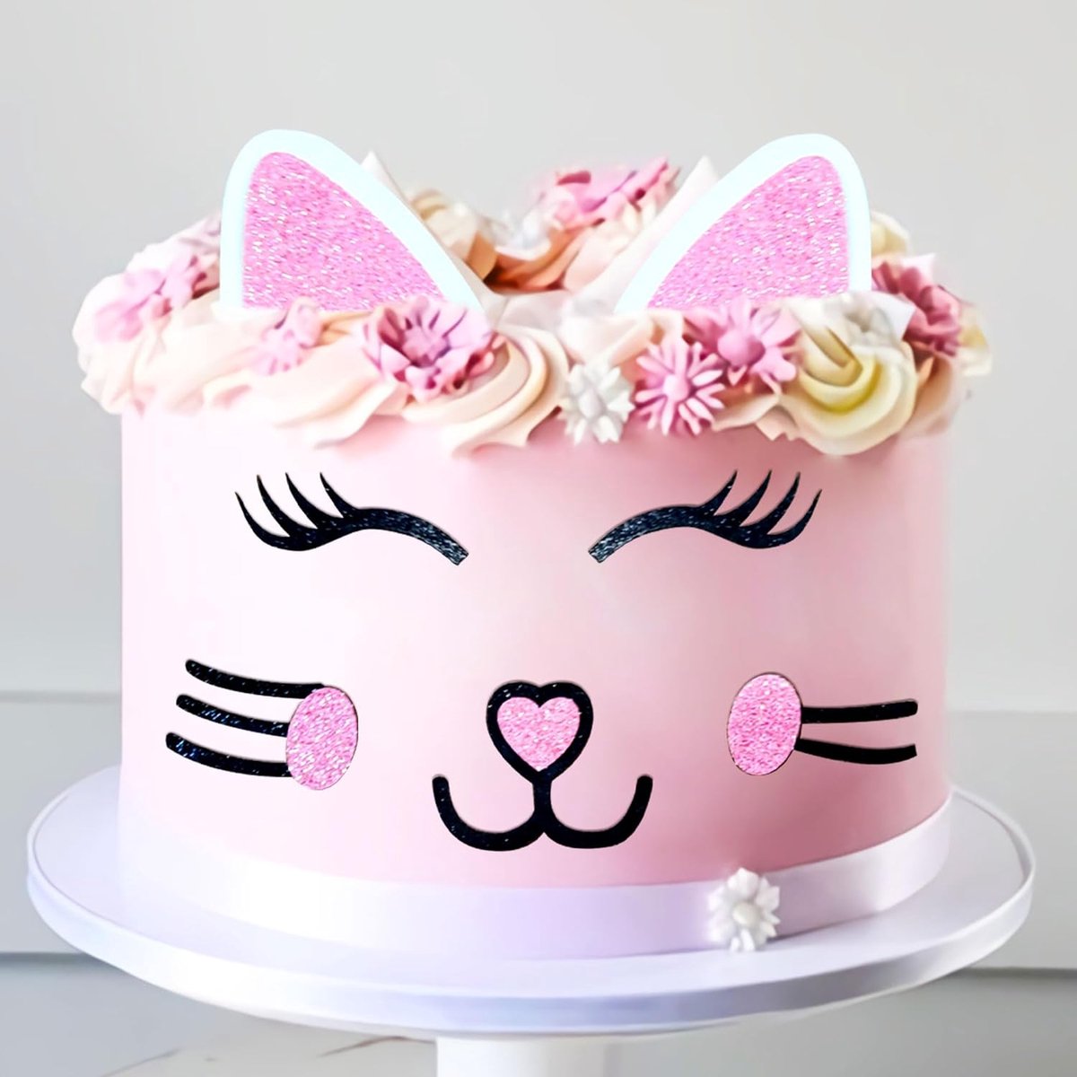 Kat Taarttopper kat taart kat oren wimpers taart set