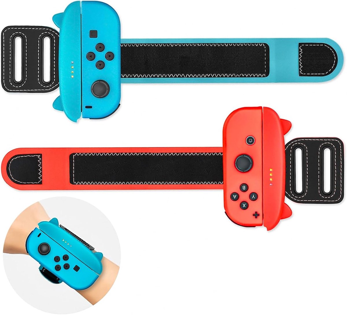 2 Stuks Verstelbare Polsbandjes voor Just Dance 2025, Compatibel met